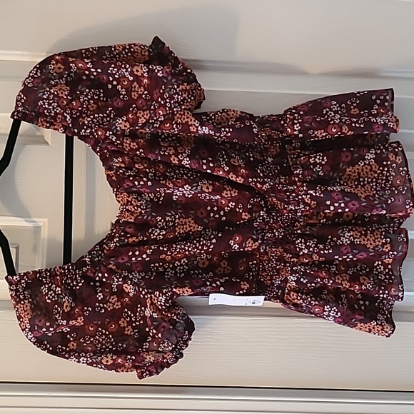 SO BRAND WOMENS JUNIOR SIZE SUMMER TOP WITH SMOCKING SIZE SMALL - Picture 10 of 15